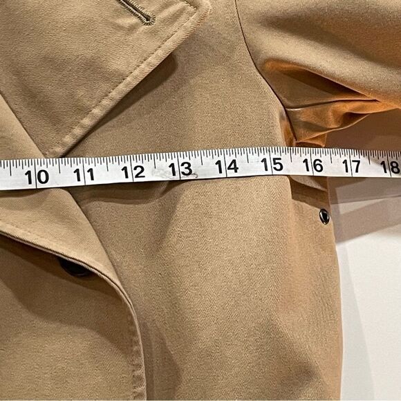 Ines de la Fressange Trenchcoat, Tan, Size XS - Picture 12 of 16